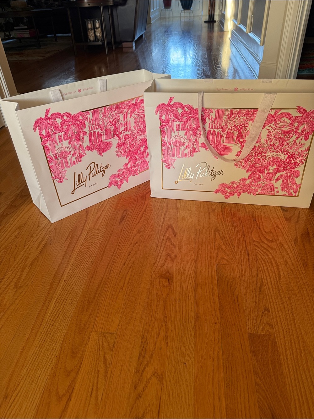 Lilly Pulitzer shopping bags